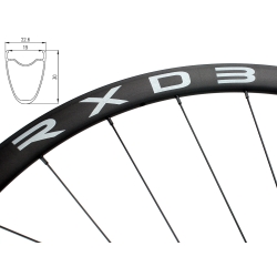 Koła gravel AlexRims RXD3 Tubeless Ready