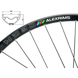 Koła 29 Alex Rims MD30, Novatec D791SB D462SB 6-śrub Tubeless Ready