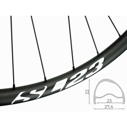 Koła gravel Blackjack SL23 Novatec CLD791 CLD792 Center Lock Tubeless Ready