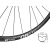 Koła gravel DT GR531db Bitex BX106F BX106R Center Lock, Tubeless Ready