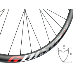 Koła gravel Remerx G-Disc Novatec CLD791 CLD792 Center Lock Tubeless Ready do 200 kg